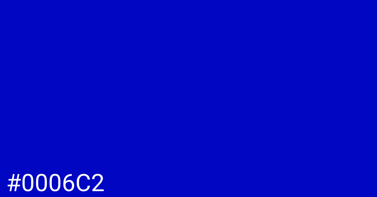 Hex color #0006c2 graphic