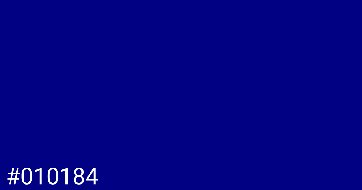 Hex color #010184 graphic