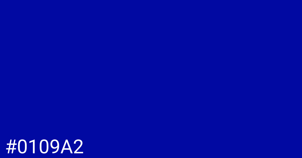 Hex color #0109a2 graphic