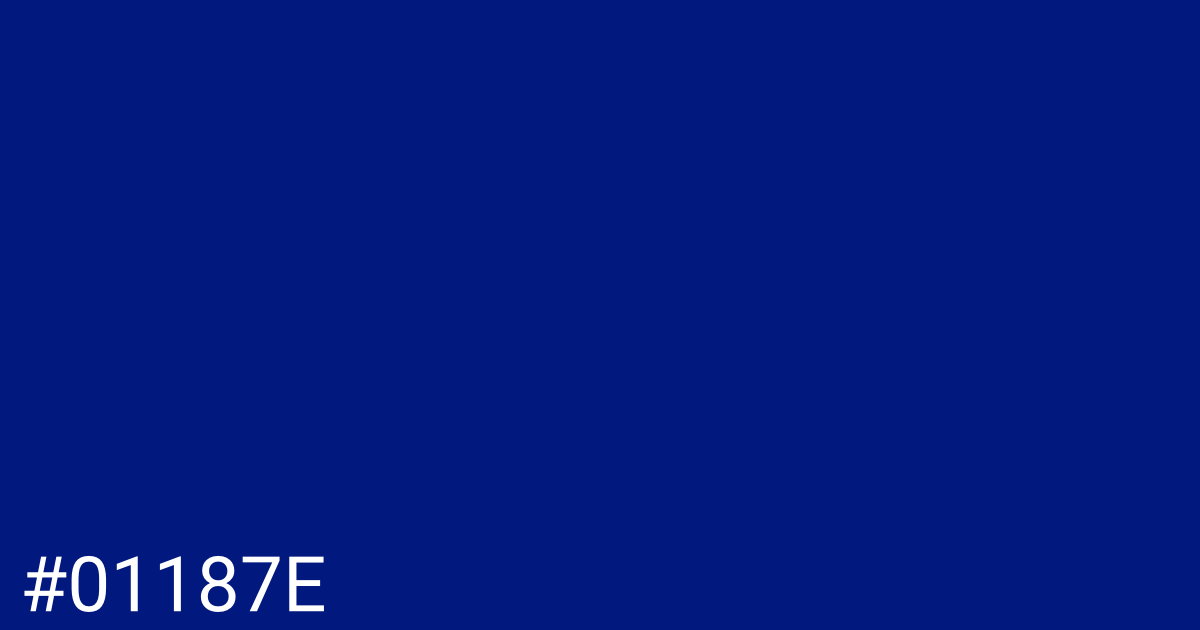 Hex color #01187e graphic