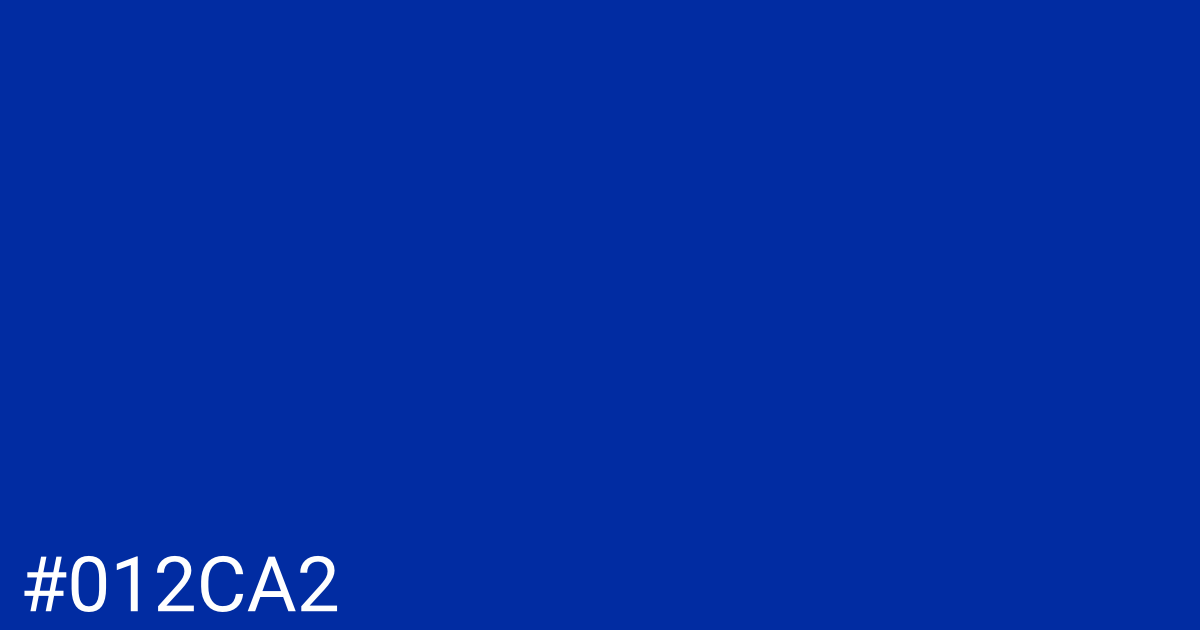 Hex color #012ca2 graphic