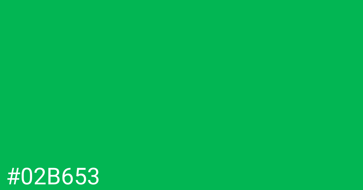 Hex color #02b653 graphic