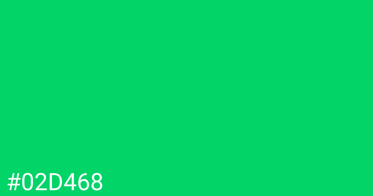 Hex color #02d468 graphic