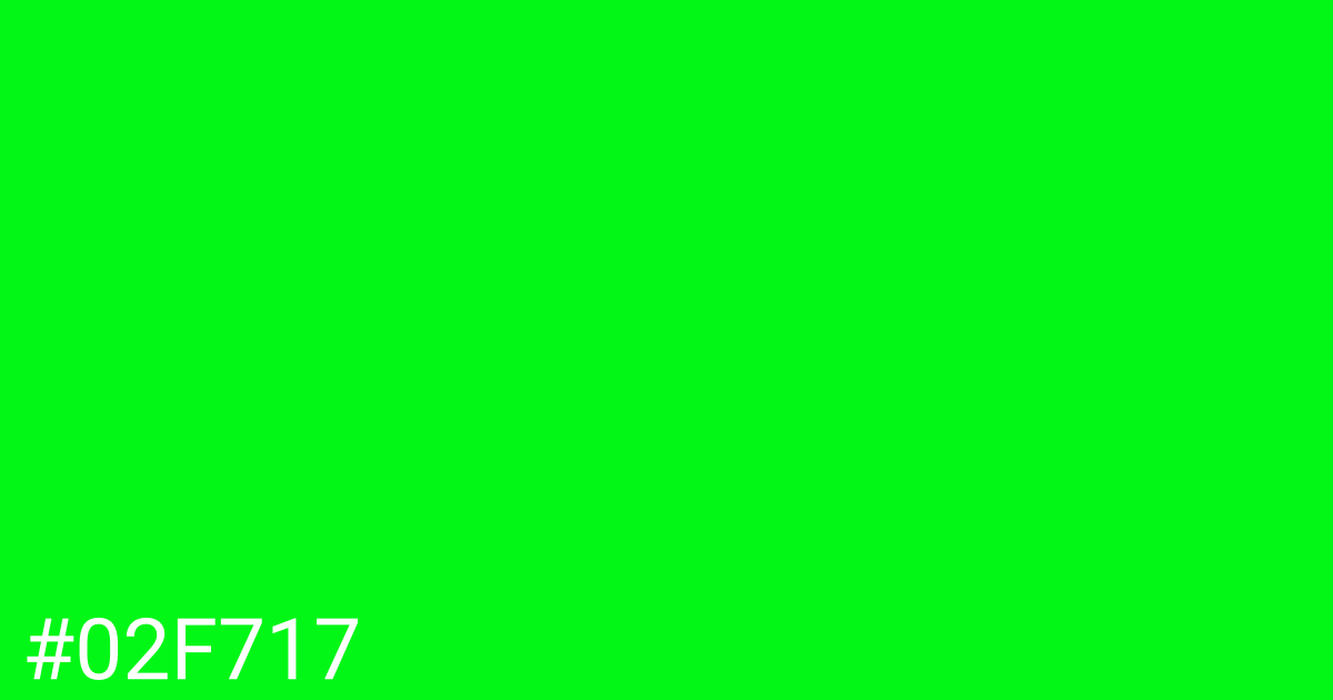 Hex color #02f717 graphic