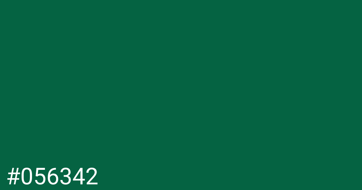 Hex color #056342 graphic