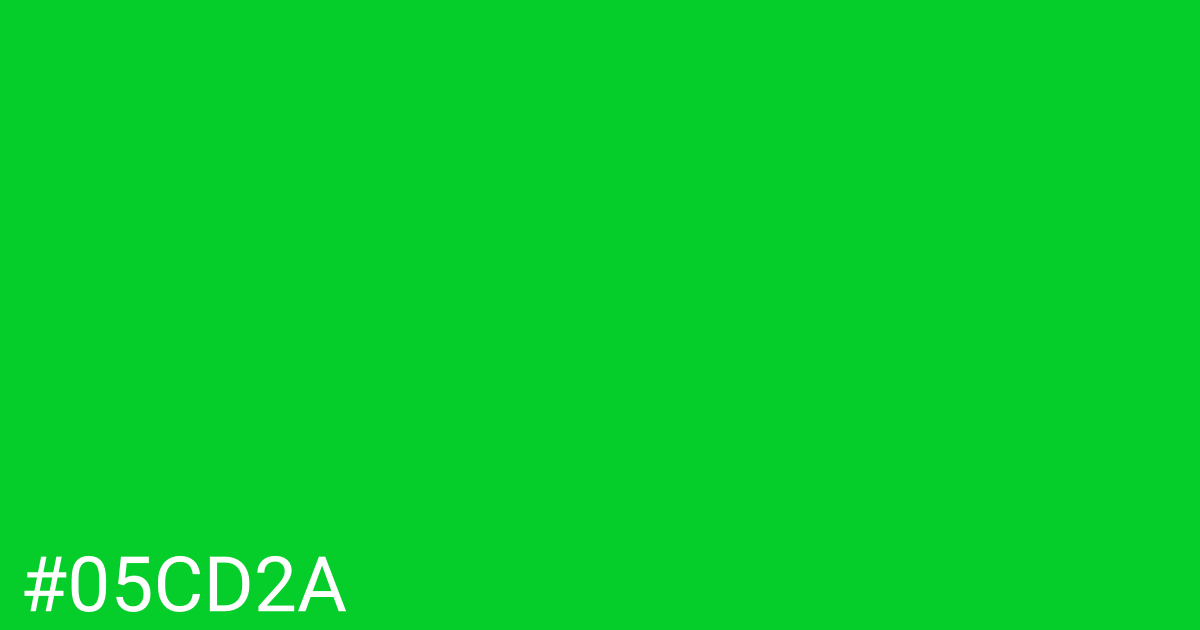 Hex color #05cd2a graphic