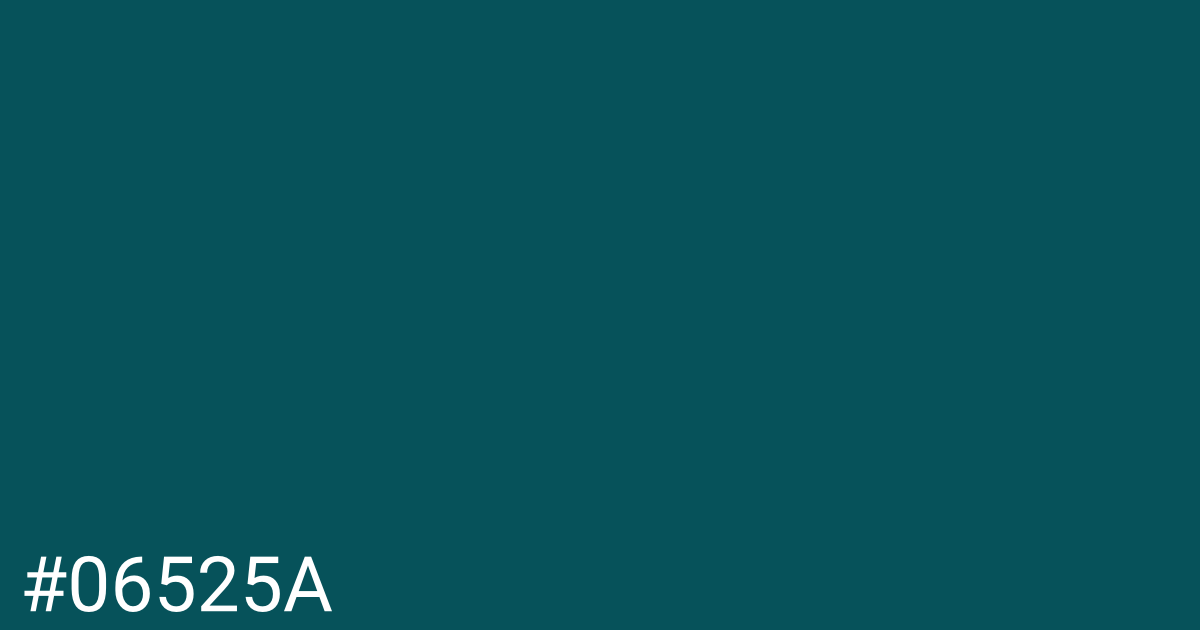 Hex color #06525a graphic