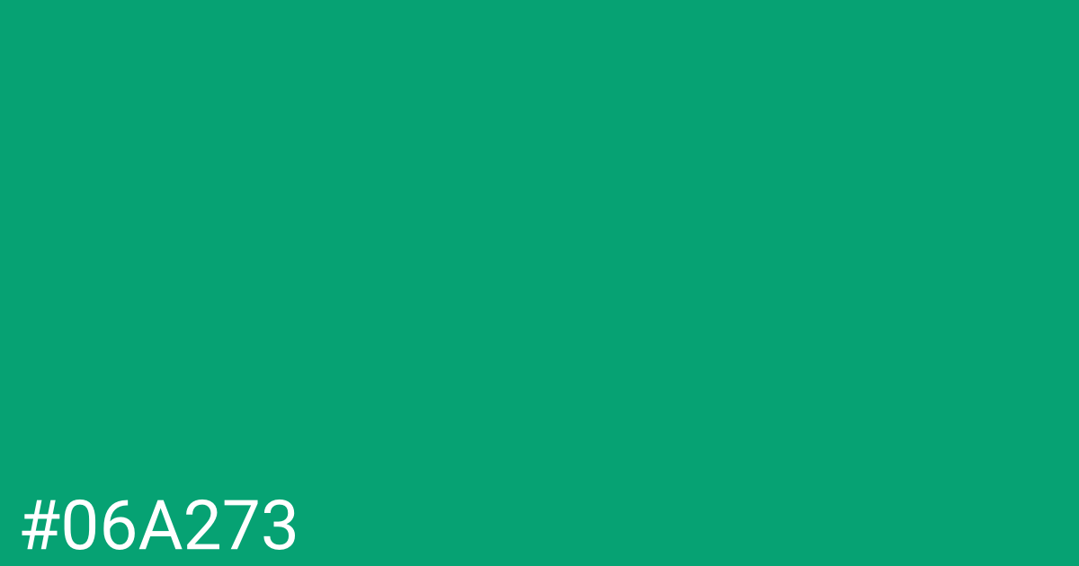 Hex color #06a273 graphic