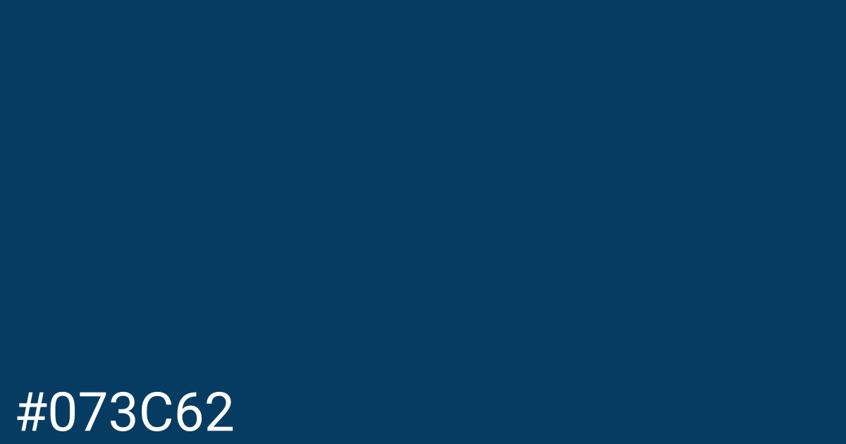 Hex color #073c62 graphic