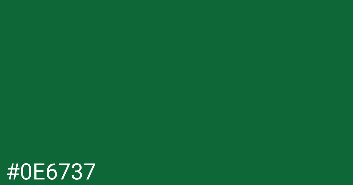Hex color #0e6737 graphic