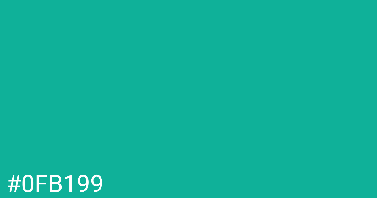 Hex color #0fb199 graphic