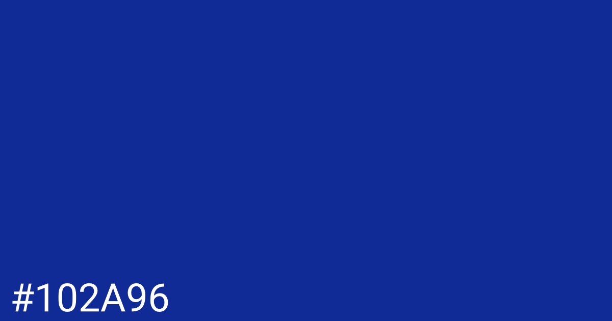Hex color #102a96 graphic