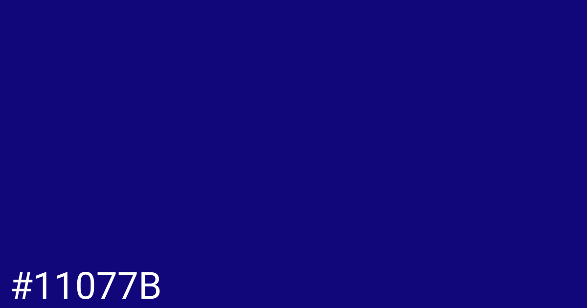 Hex color #11077b graphic