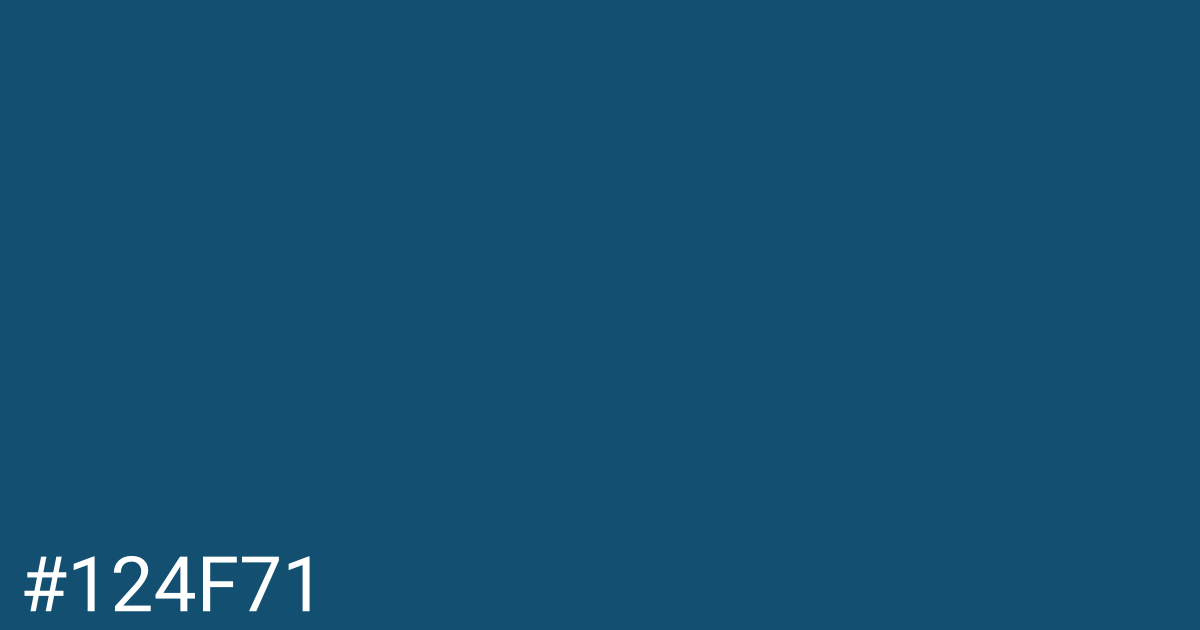 Hex color #124f71 graphic