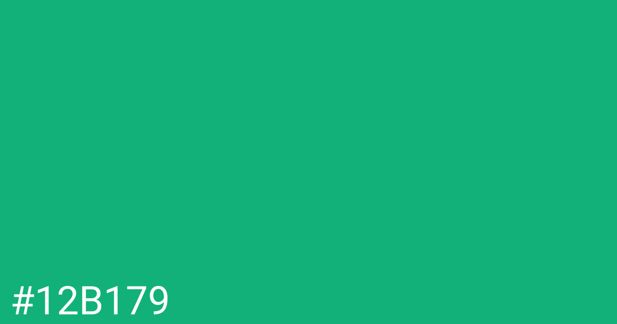Hex color #12b179 graphic