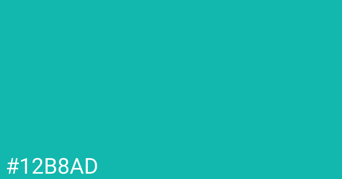 Hex color #12b8ad graphic