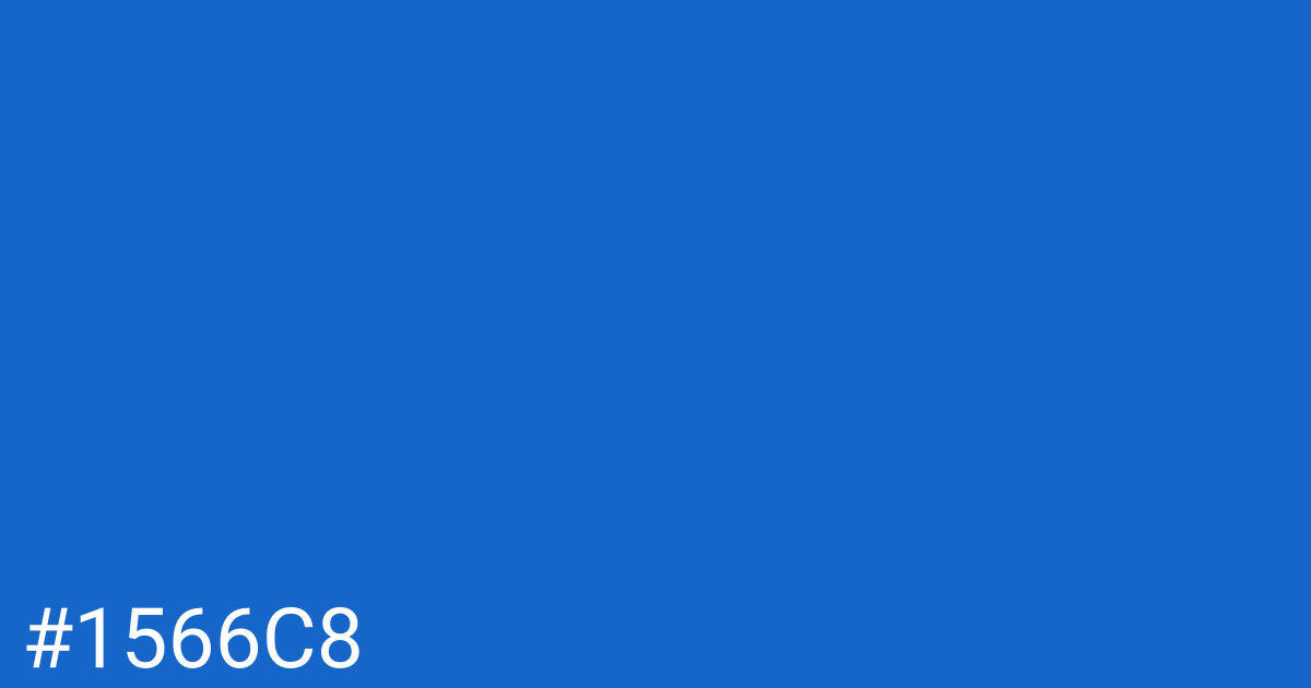 Hex color #1566c8 graphic