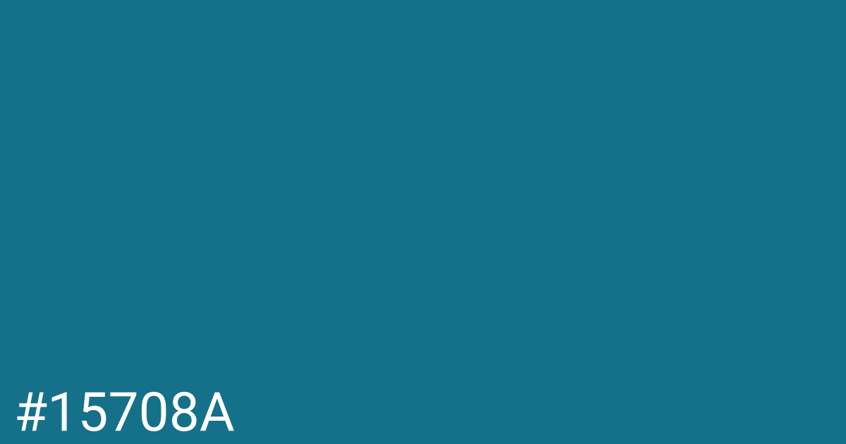 Hex color #15708a graphic