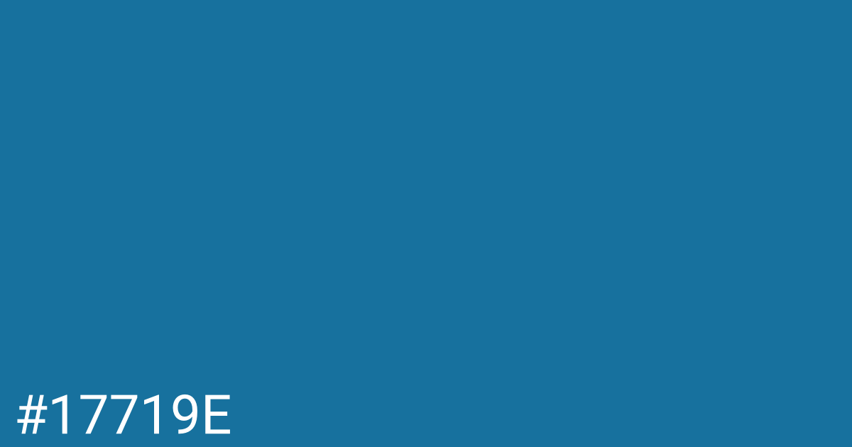 Hex color #17719e graphic