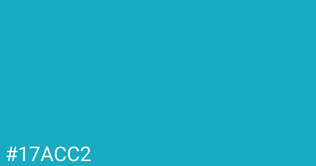Hex color #17acc2 graphic