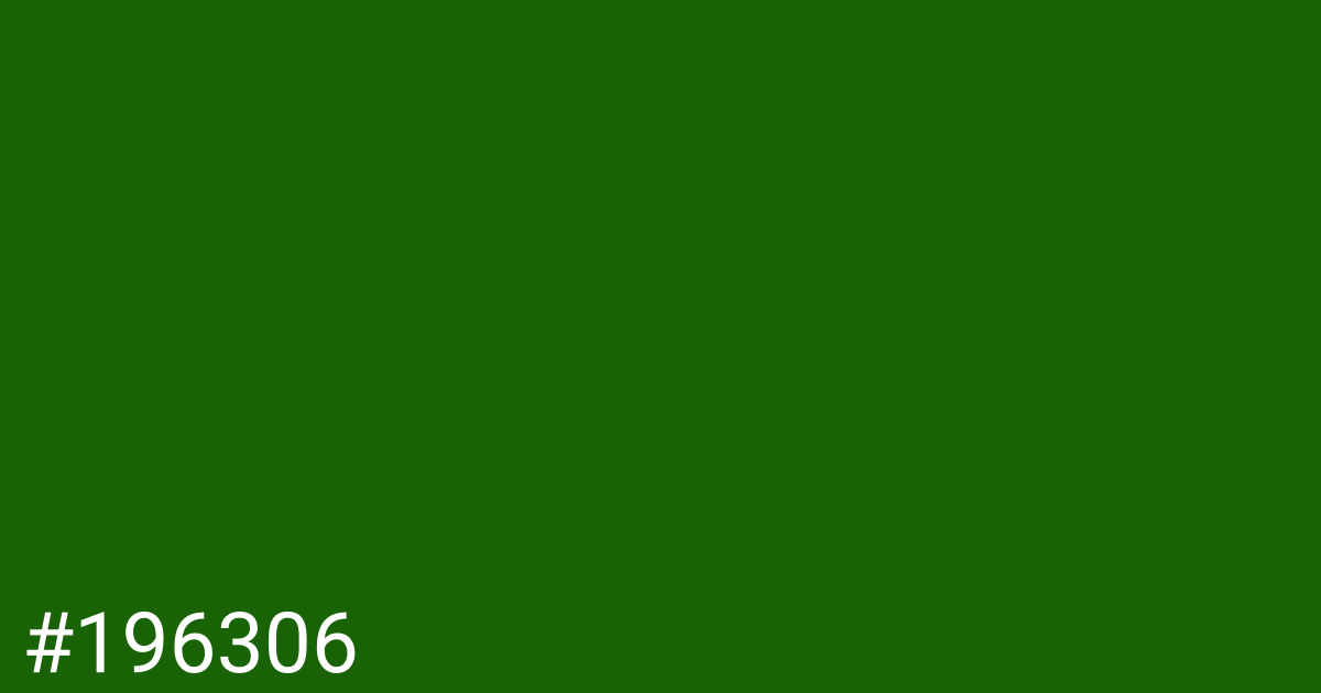 Hex color #196306 graphic
