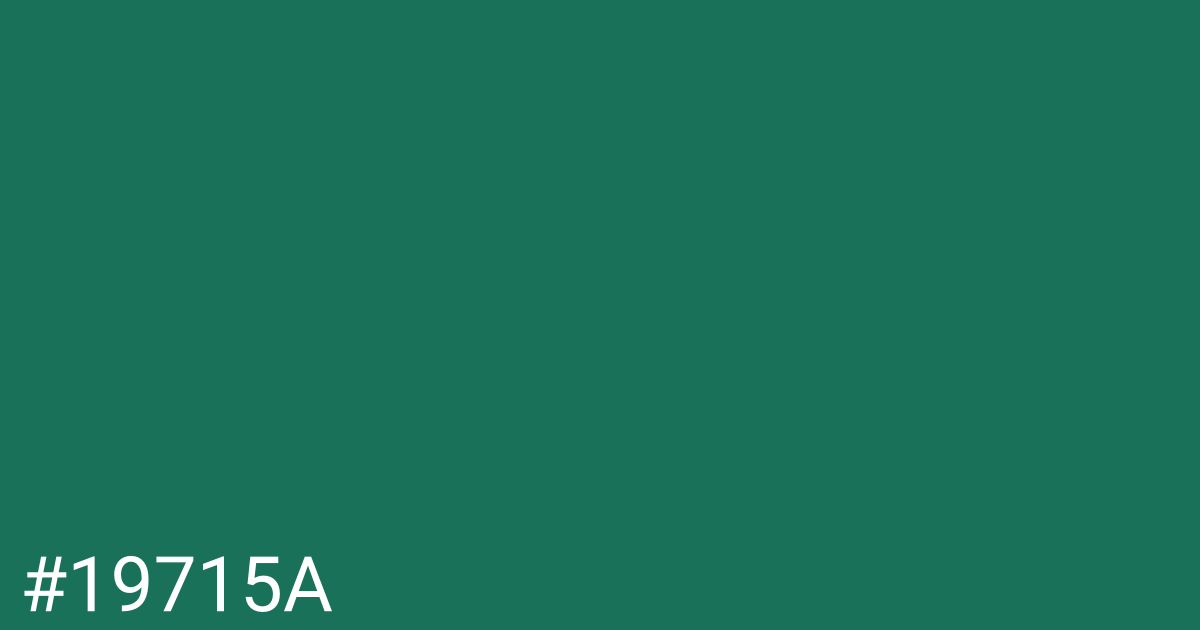 Hex color #19715a graphic
