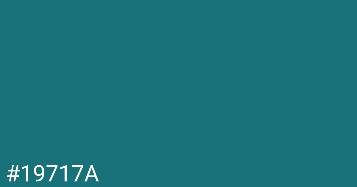 Hex color #19717a graphic
