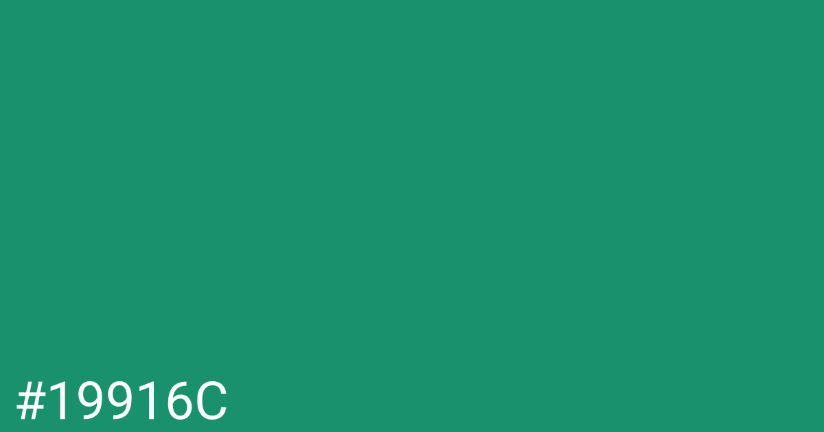 Hex color #19916c graphic
