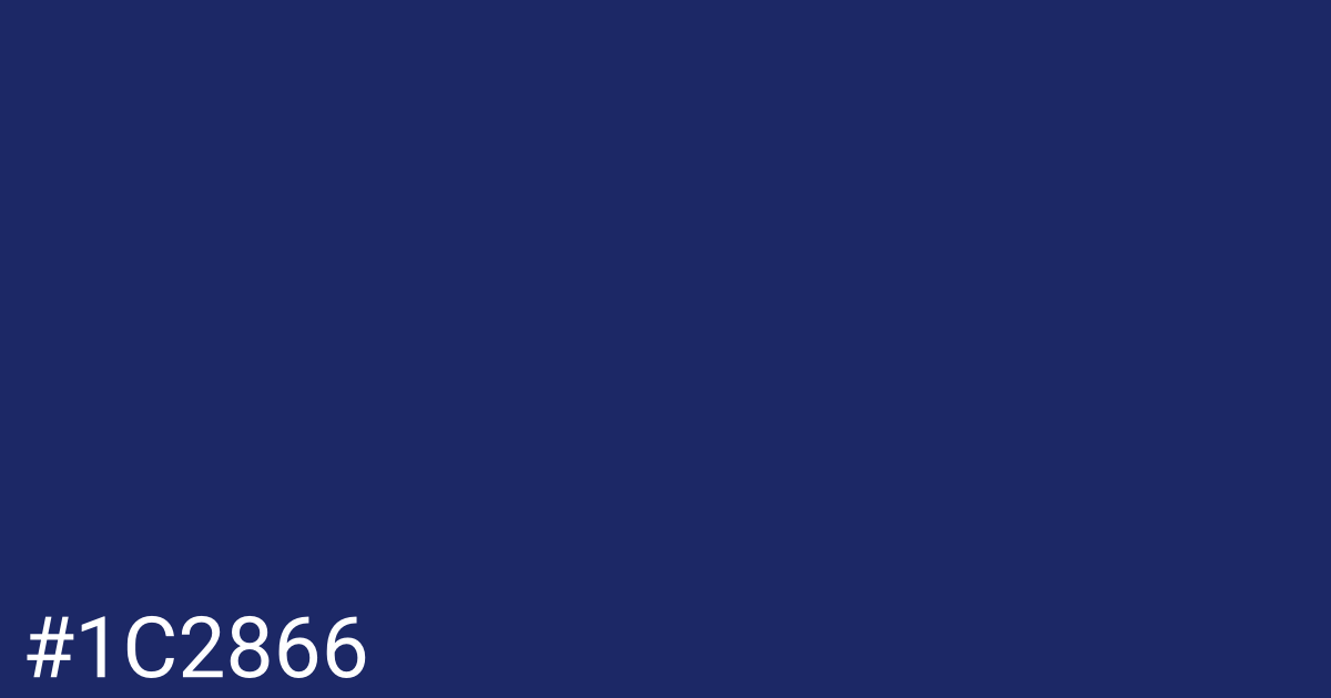Hex color #1c2866 graphic