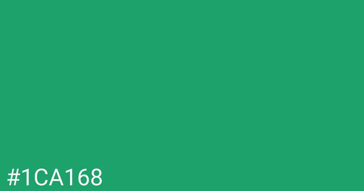 Hex color #1ca168 graphic