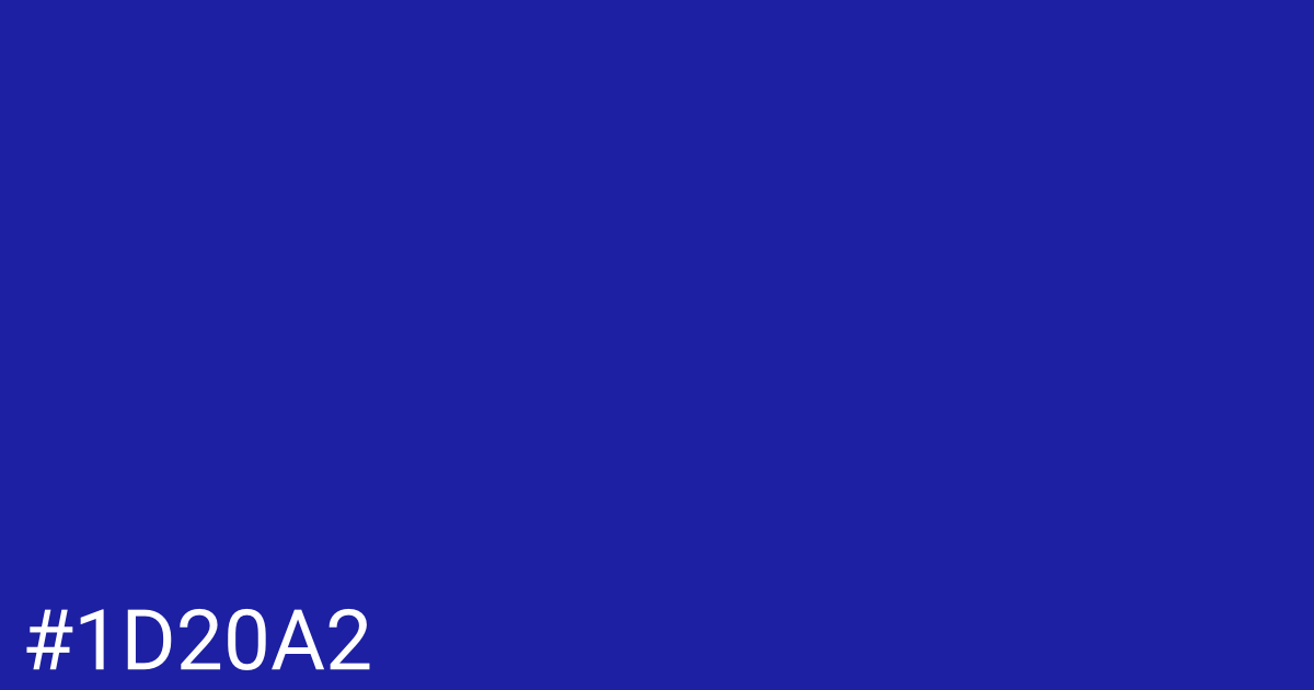 Hex color #1d20a2 graphic