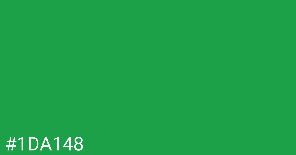 Hex color #1da148 graphic