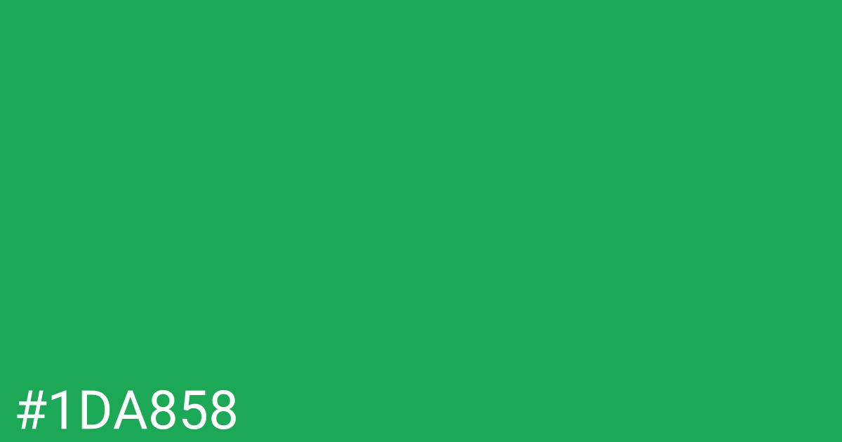 Hex color #1da858 graphic