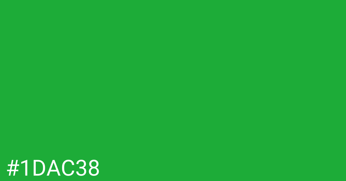 Hex color #1dac38 graphic