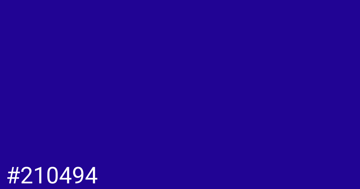 Hex color #210494 graphic