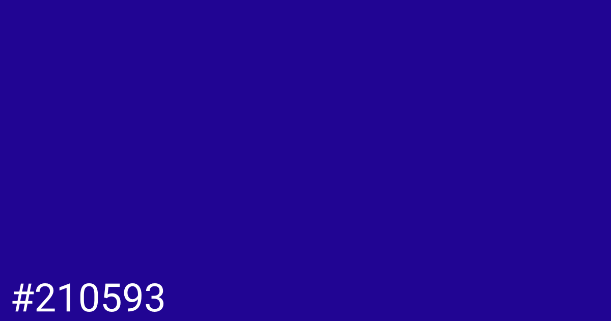 Hex color #210593 graphic