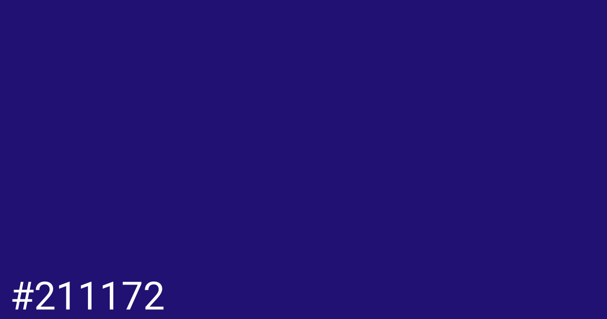 Hex color #211172 graphic