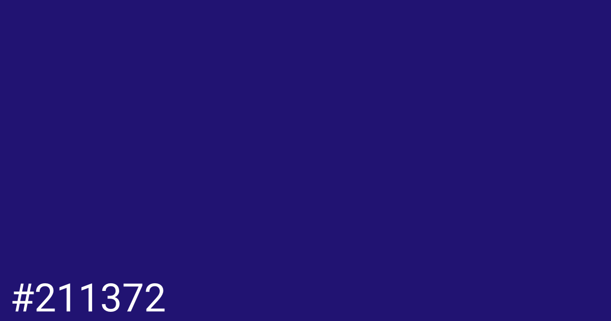 Hex color #211372 graphic