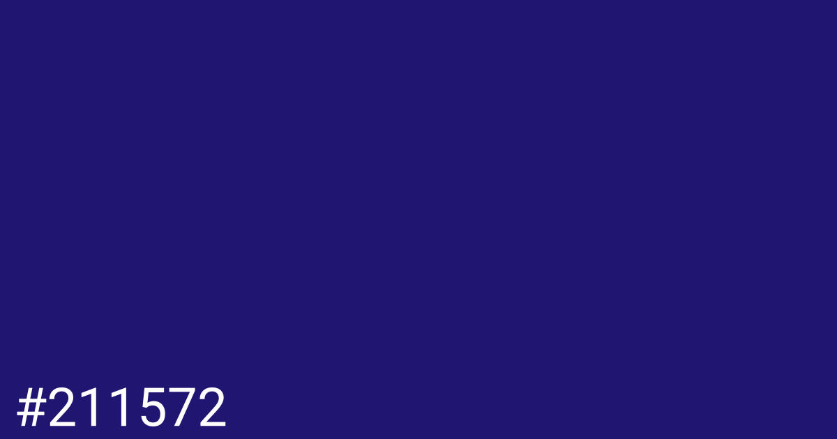 Hex color #211572 graphic