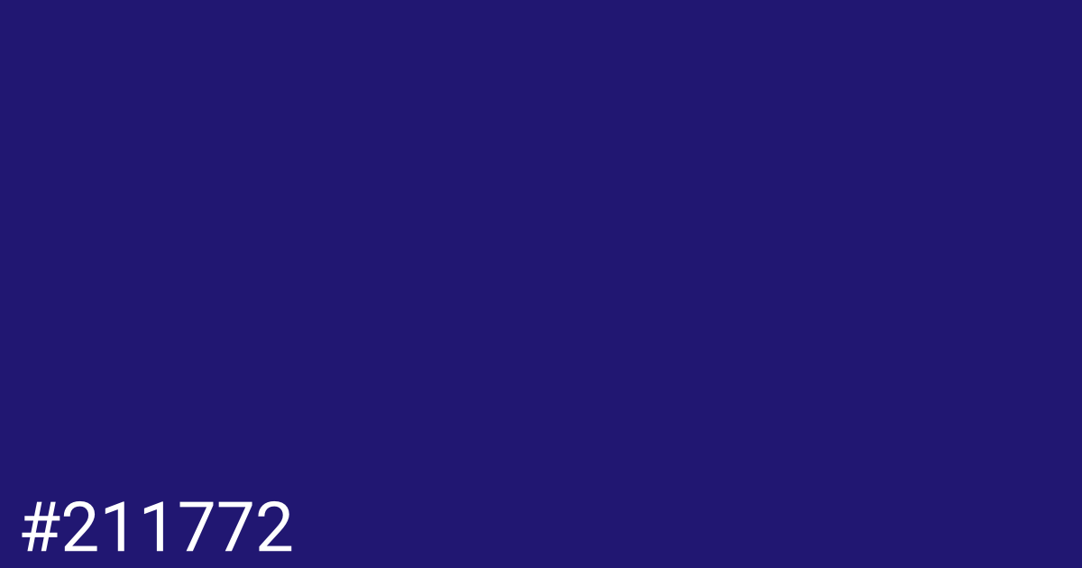 Hex color #211772 graphic