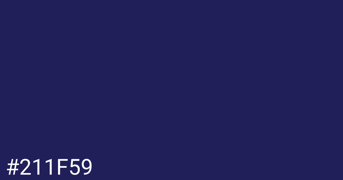Hex color #211f59 graphic