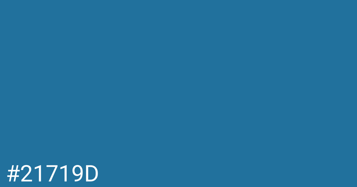 Hex color #21719d graphic