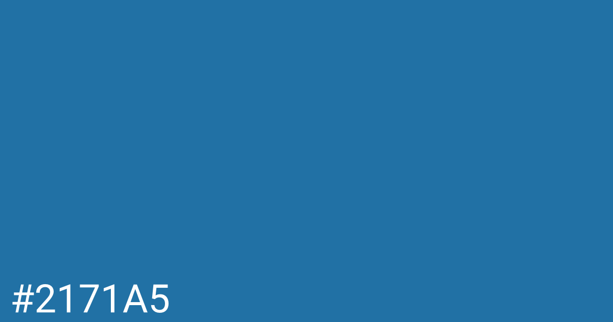 Hex color #2171a5 graphic