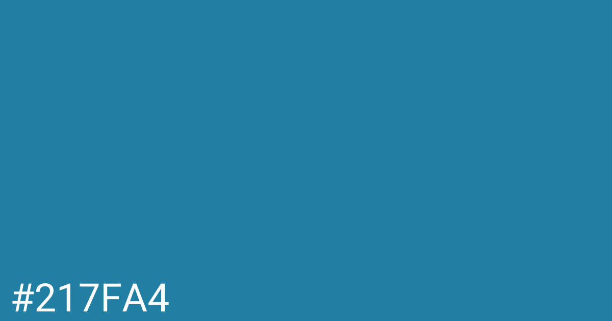 Hex color #217fa4 graphic