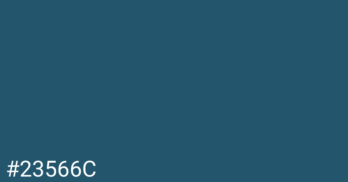 Hex color #23566c graphic