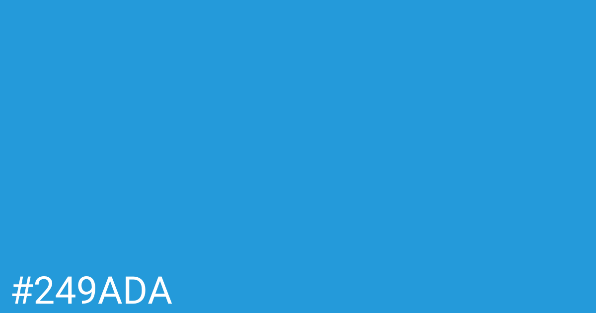 Hex color #249ada graphic