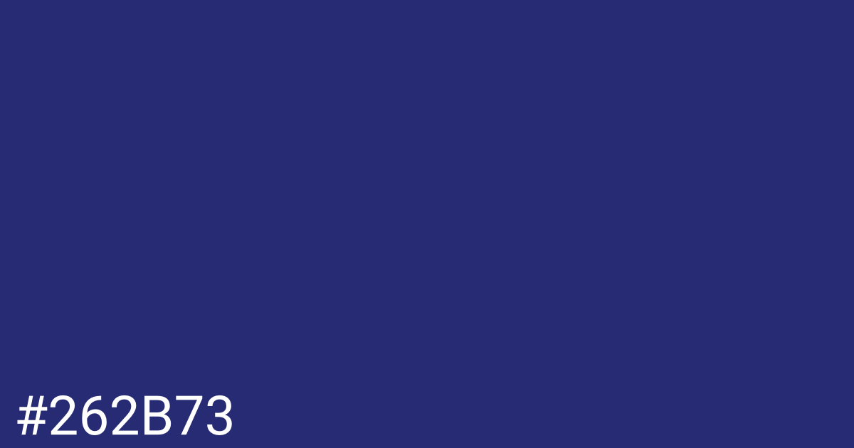 Hex color #262b73 graphic