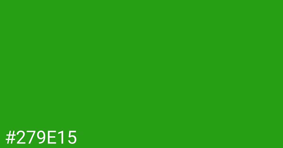 Hex color #279e15 graphic