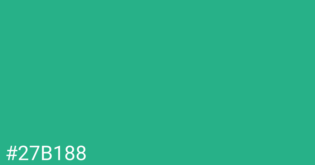 Hex color #27b188 graphic