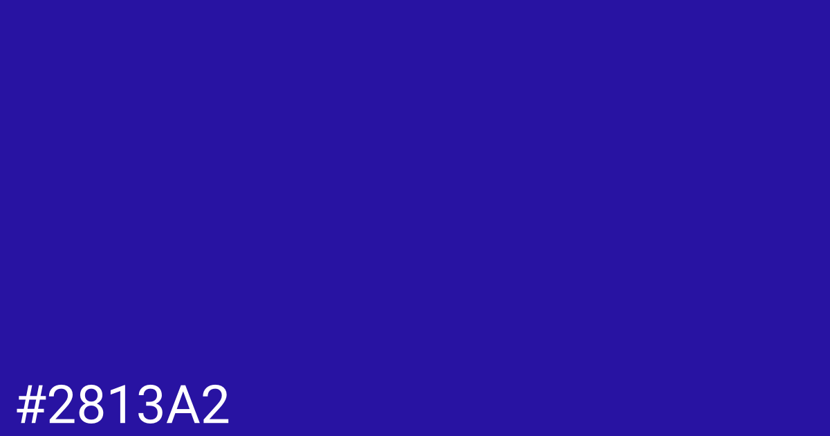 Hex color #2813a2 graphic